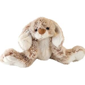 Melissa & Doug Burrow Bunny Plush Tan White Stuffed Animal 15" Soft Toy Plushy